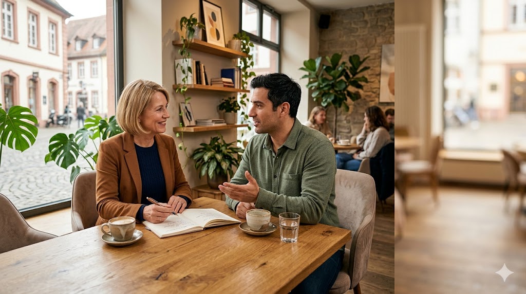 Unterricht im Café – persönlich und entspannt